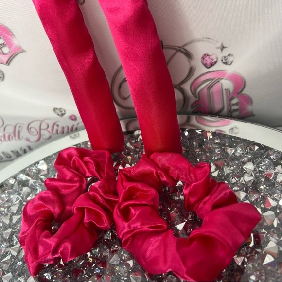 Hair curling heatless rod headband silk with 2 scrunchies wavy curly no heat - Picture 3 of 11